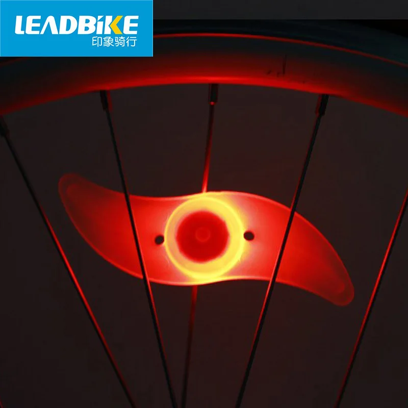 Светодиодный фонарь LEADBIKE, велосипедный светильник, Аксессуары для велосипеда, велосипедное колесо, спицы, цвет Eclairage Velo Luz De Bicicleta Bisiklet Aksesuar