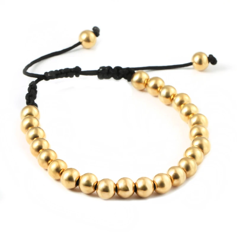 10 шт. 8 мм черные бусины с микрозакрепкой новые браслеты Макраме Anil Arjandas браслет