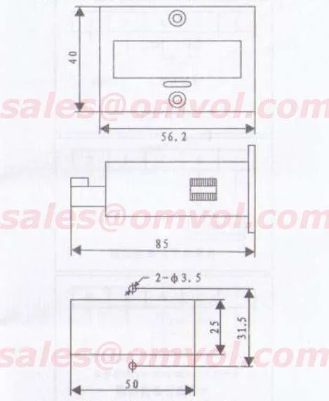 1-999999 Цифровой Счетчик Измеритель 6 цифр 5 терминалы 110-220 12-24 v
