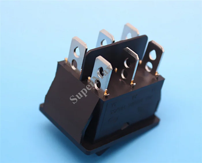 10 шт. KCD XW 604AB2 swicths переменного тока 6pin ON Электрический кулисный переключатель для