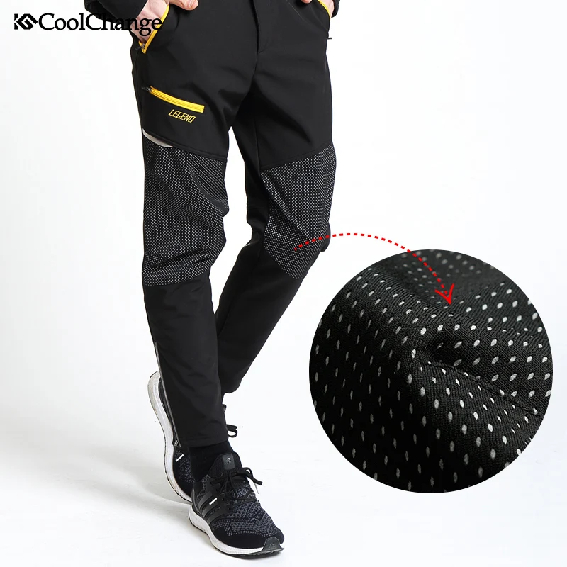 Велосипедная куртка CoolChange Зимняя Теплая Флисовая ветрозащитная для горного