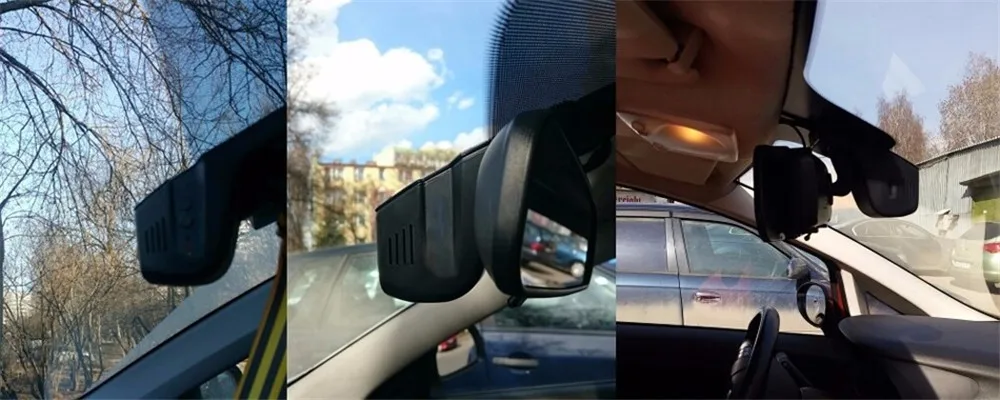 Fonwoon Wifi Автомобильная камера видео рекордер мини Автомобильный видеорегистратор Full HD 1080P двойная камера видеорегистратор Автомобильный Регистратор черный ящик