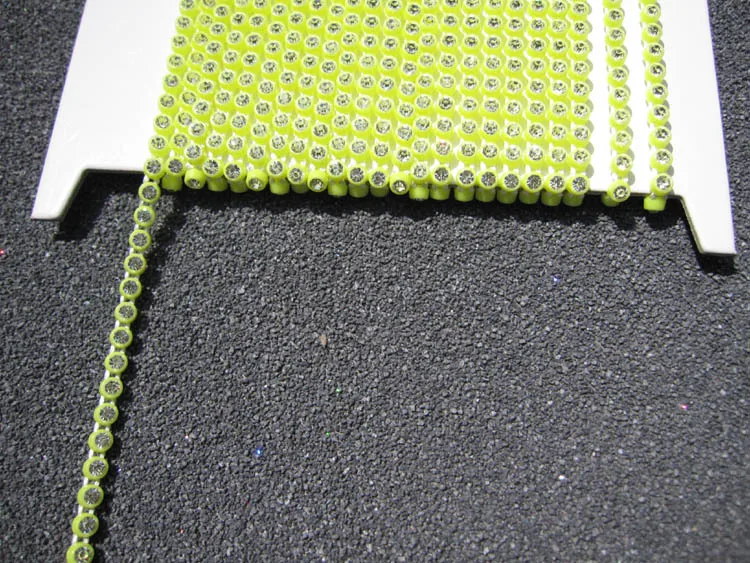SS8 Plastic Crystal Rhinestone Banding Jewellery Making Accessories 10Yards/lot Crystal Rhinestone Banding Trim AM TAIDIAN