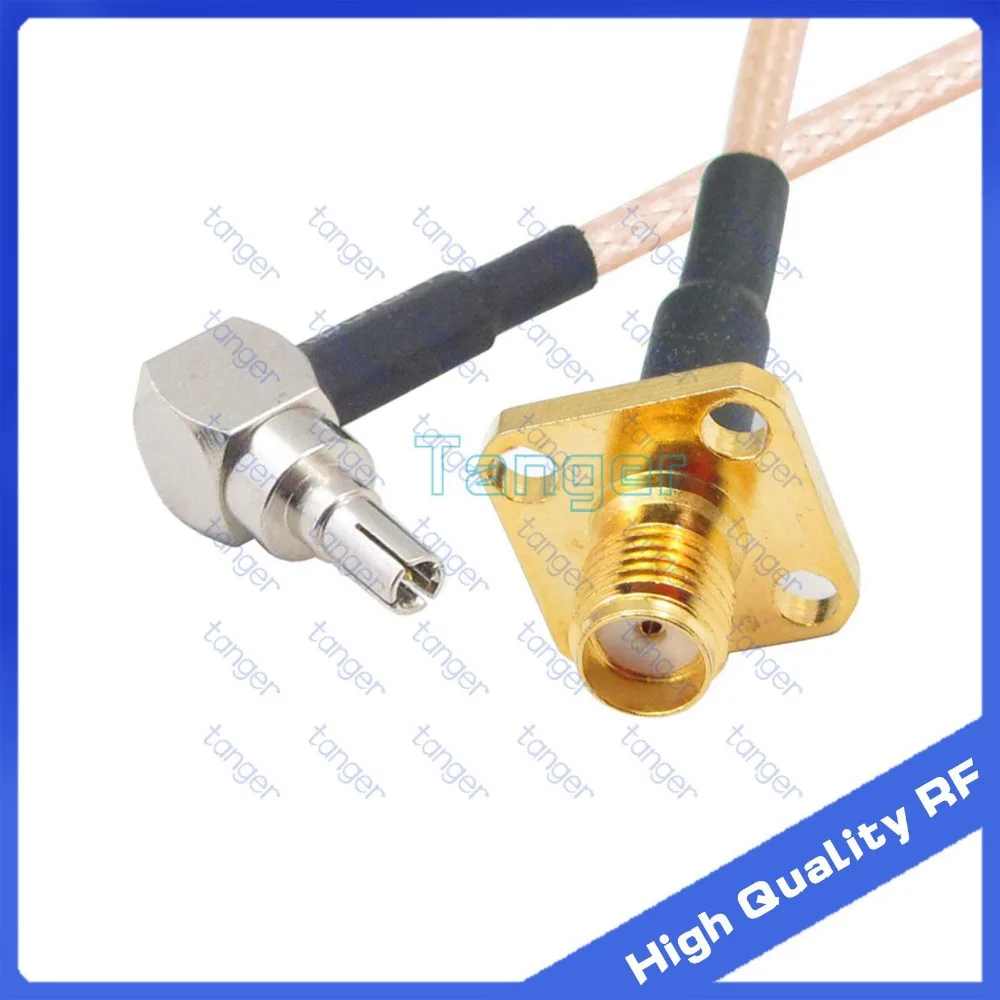 Высокое качество 6 дюймов CRC9 мужской правый угол для SMA женский 4 отверстия панель