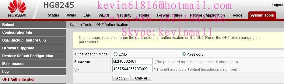 Секундная стрелка 90 pecent Хуа Вэй HG8245 Gpon терминал с 4GE+ 2 речевые порты "блок управления, беспроводной ONU английский интерфейс настройки