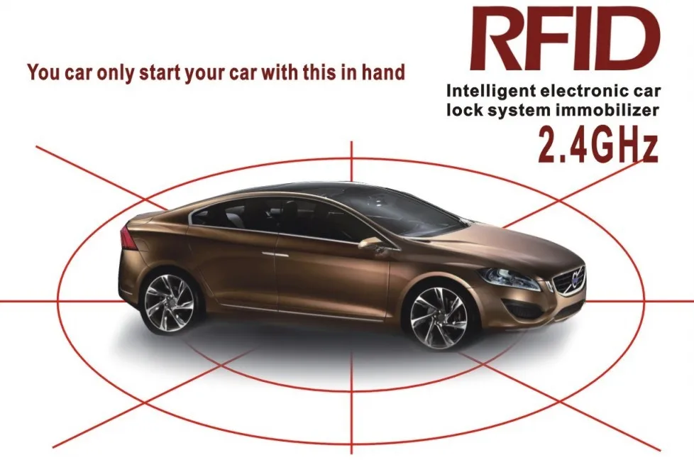 Бесплатная доставка, английская версия, RFID 2,4 ГГц, беспроводной автомобильный иммобилайзер, интеллектуальное противоугонное устройство от AliExpress RU&CIS NEW