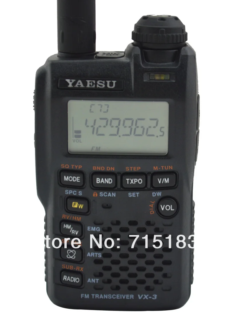 Yaesu VX-3R радио ультра-компактный Двухдиапазонный портативный fm-приемопередатчик/двухстороннее радио/yaesu interphone