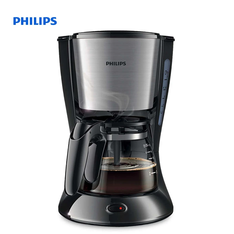 Philips Daily Collection Кофеварка • Со стеклянным корпусом Черный и металлик HD7434/20 |