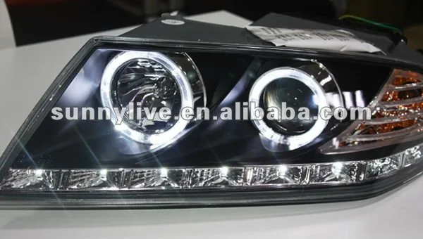Для VW для Skoda Octavia светодиодный налобный фонарь ангельские глазки 2007-2009
