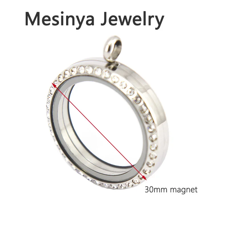 2019 классический 10 шт. 30 мм магнит из нержавеющей стали круглый живой стеклянный