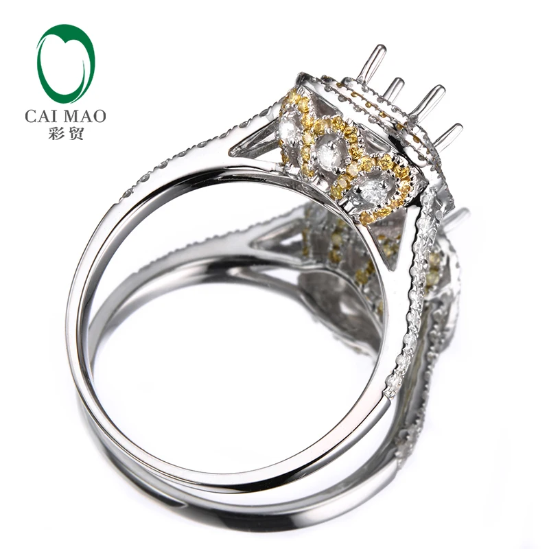 Женское кольцо из белого золота с изумрудом 18 к 0 85 карат|gold greek key jewelry|gold