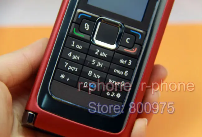NOKIA E90 мобильный телефон 3g gps Wifi 3.2MP Bluetooth смартфон красный и подарок