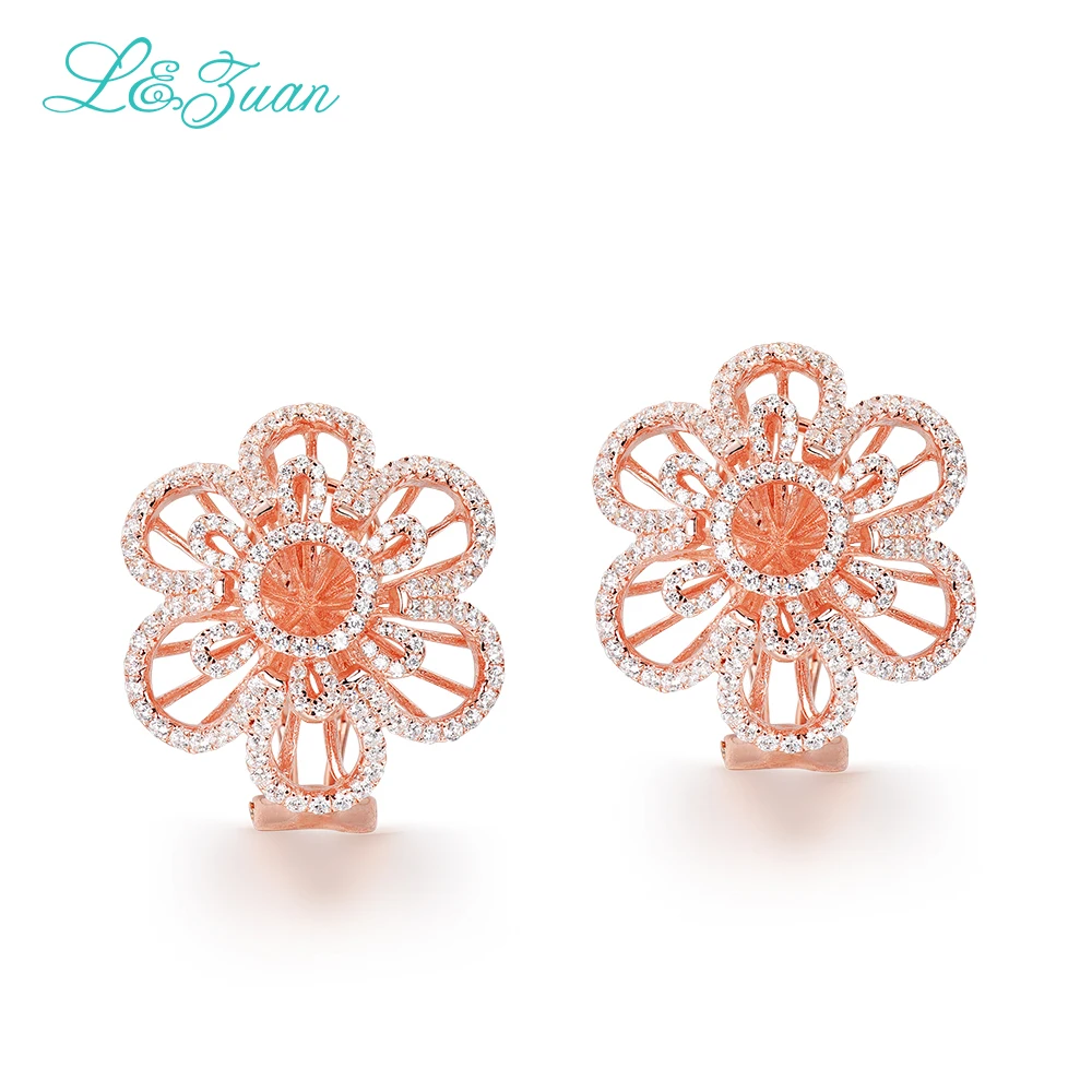 Женское ювелирное изделие из серебра 100% пробы с покрытием розового золота 925