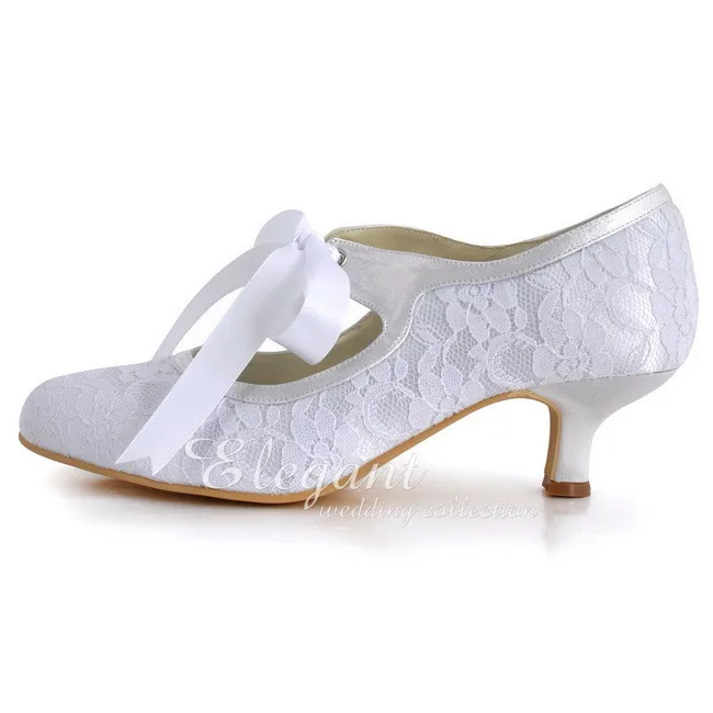Свадебные туфли белого цвета и слоновой кости Женские туфли-лодочки Mary jane на