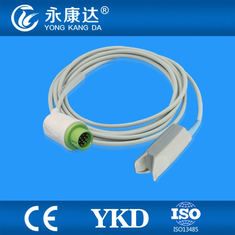 Датчик Biolight M7000 M9500 SpO2 датчик spo2 с зажимом на палец для взрослых подключение