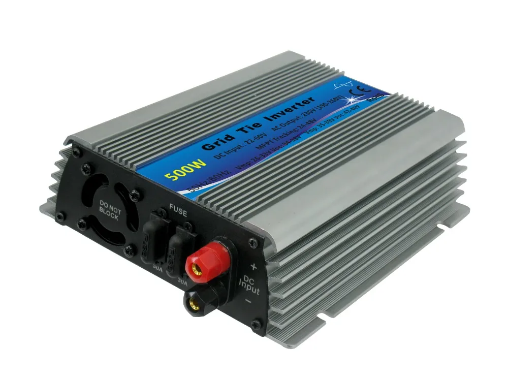 Сетки галстук инвертора 500 W DC22 60V к переменному току 120 V микро с сеточным