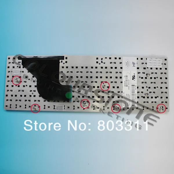 Клавиатура ноутбука S для HP Compaq 625 620 621 CQ620 CQ621 CQ625 RU черный Клавиатура ноутбука