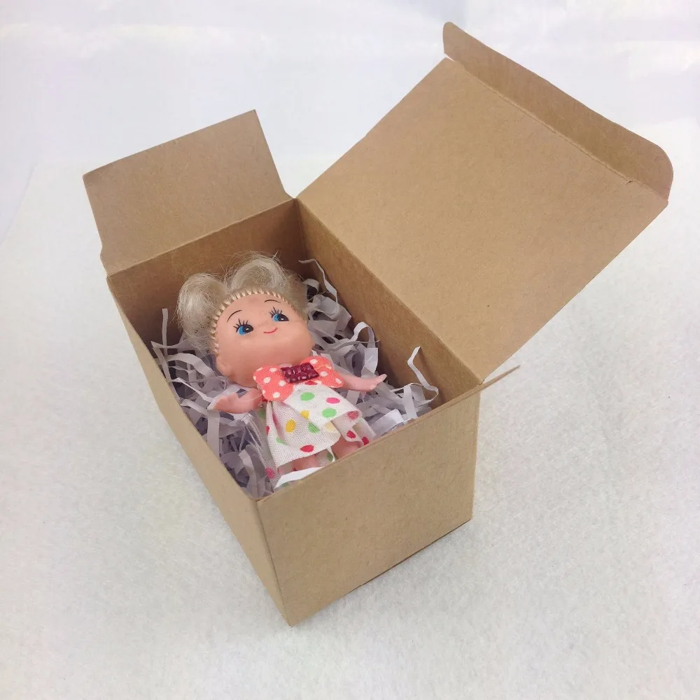 50 шт./лот 9*6*6 см Подарочная коробка из крафт-бумаги, Свадебный футляр для переноски, коробки для конфет, сумка для ювелирных изделий, пакет дл... от AliExpress WW