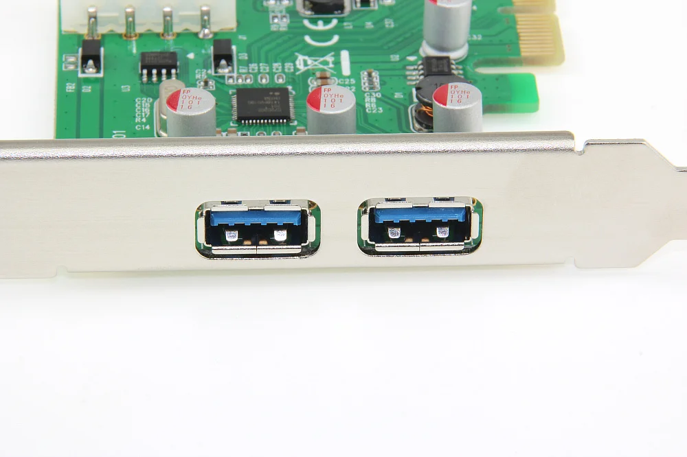 Pci e pci usb 3 0 адаптер расширения карты добавить на 2 порта 4 контактный источник