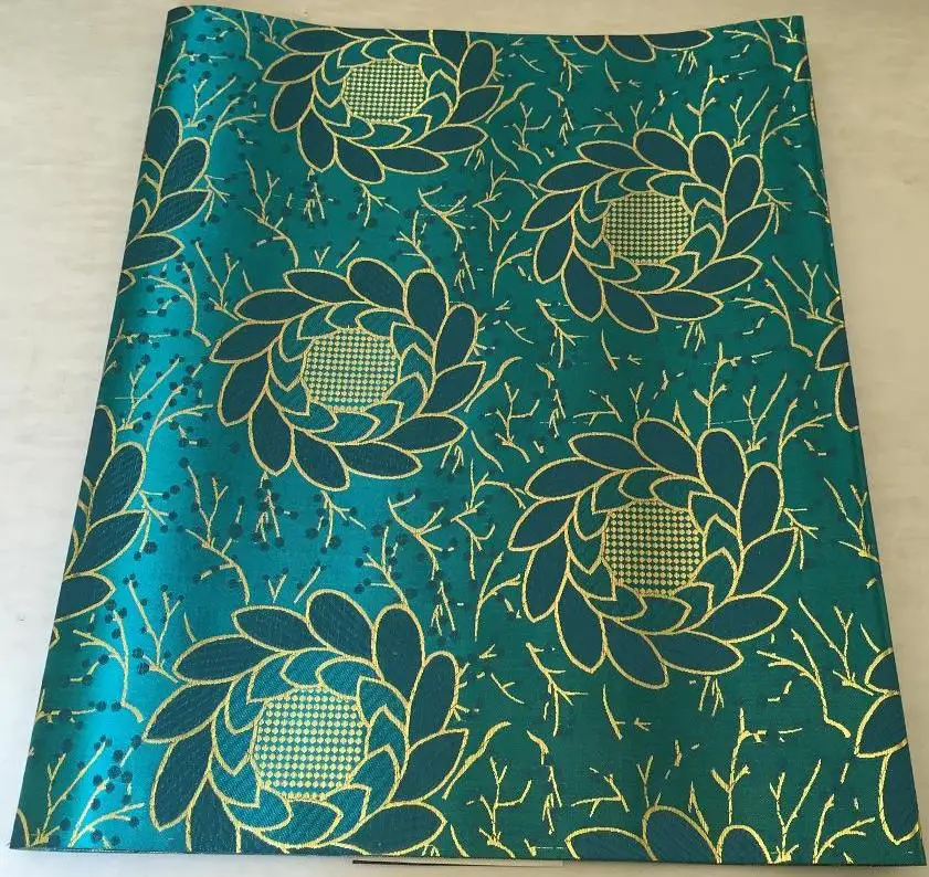 Оптом и в розницу персиковый + золотой цветочный Африканский женский головной