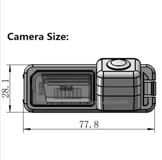 Автомобильная камера заднего вида для Porsche Cayenne 2011/2012/2013/HD ночного