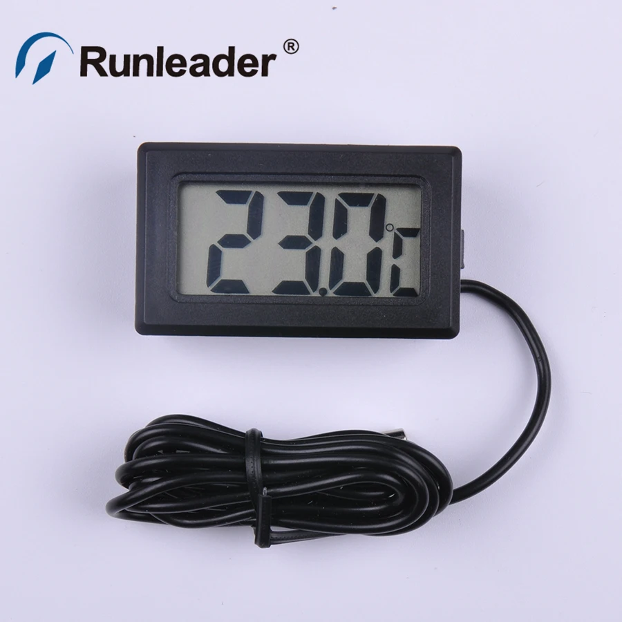 Цифровой измеритель температуры Runleader TM102 со светодиодный ным дисплеем термометр