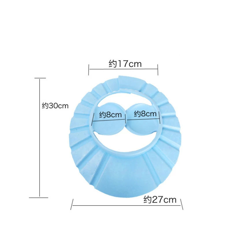 Новогодняя Детская Регулируемая Шапочка для приема душа шапка шампуня маленьких