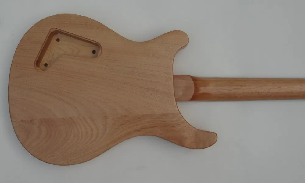 DIY незавершенная без лакировки Электрогитара(включая гитарную шею и корпус гитары