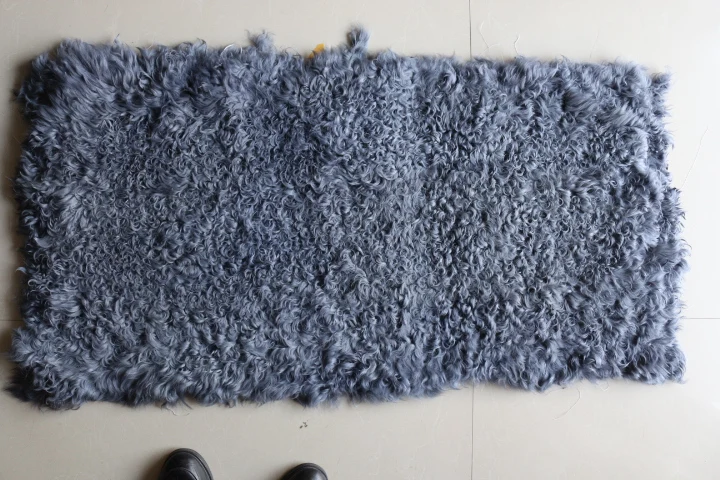 Top Quality and factory Price little lamb short curly hair Fur Skin plate | Дом и сад