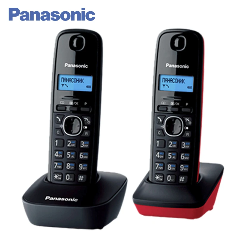 Panasonic KX TG1612RU3 DECT телефон меню на русском языке делает работу с аппаратом