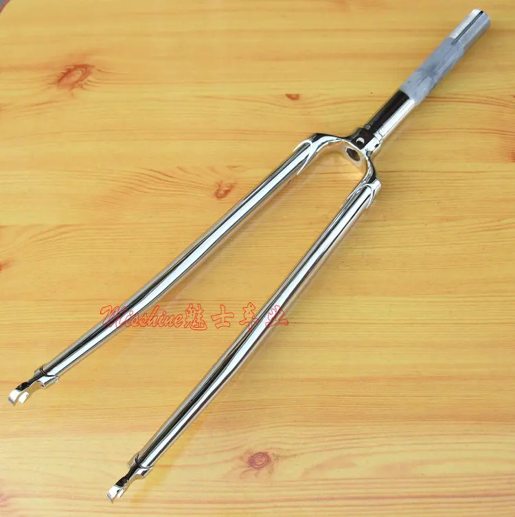 Хромированная молибденовая стальная зеркальная передняя вилка 700c шоссейная