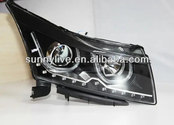 Для CHEVROLET Cruze светодиодный налобный фонарь angel eyes 2009-2011 V7 type