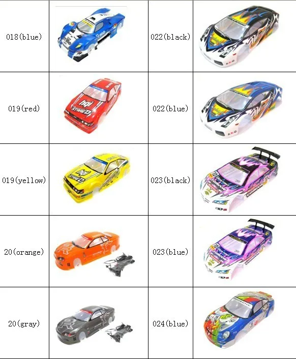 YUKALA 1/10 rc корпус автомобиля для 1:10 R/C гоночный автомобиль 190 мм henglong 2 шт./лот
