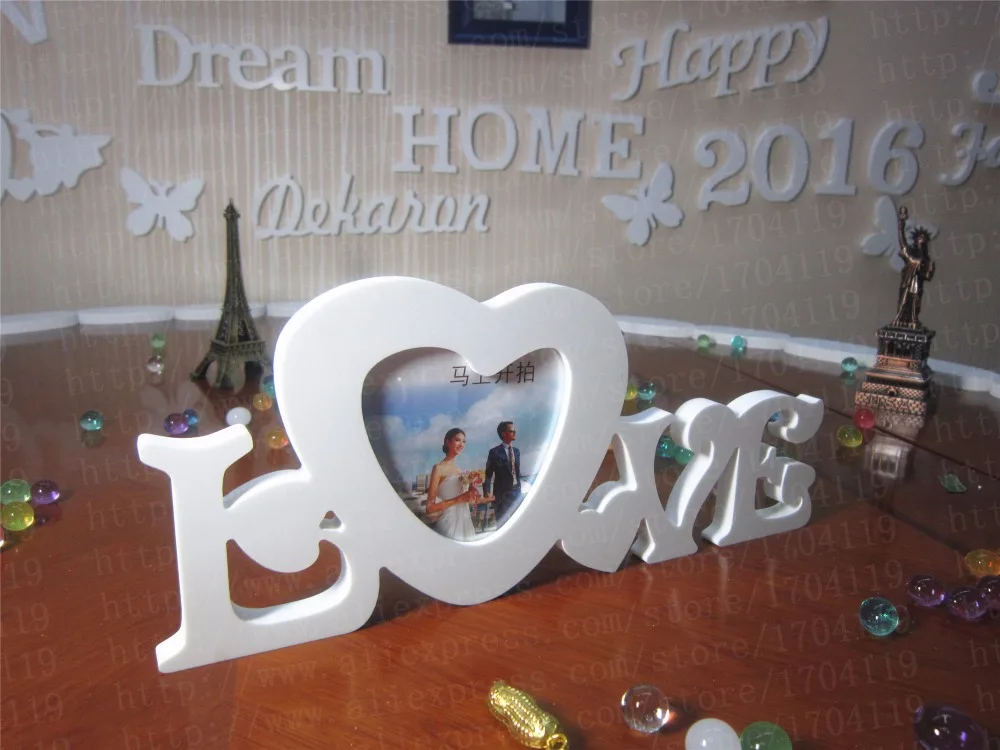 Настенные 3D наклейки или самостоятельные Деревянные белые буквы S3 из