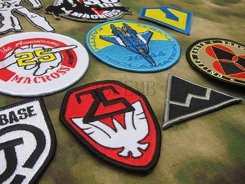 Robotech Macross U. N. SPACY Defense force вышитый патч B2532