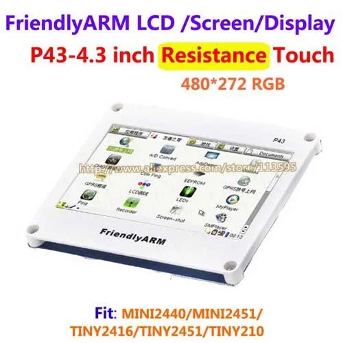 FriendlyARM S3C6410 ARM11 макетная плата TINY6410+ 4,3 дюймов Сенсорный экран, 256 м Оперативная память+ 256 M Flash, Поддержка Android