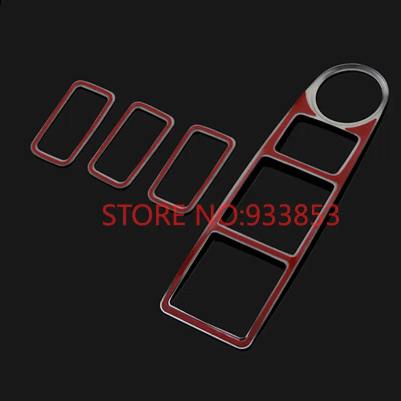 Наклейка на панель дверной ручки внешнее окно переключатель отделка для LHD MAZDAS