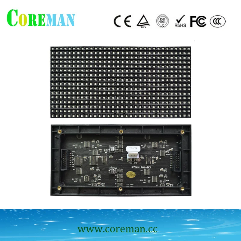 Светодиодная панель patalla p6 SMD3528 3 в 1 192*192 М 27777 нит/м2 1/8 сканирующий экран p1.2