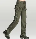 Штаны мужские зимние камуфляжные, брюки-карго со множеством карманов, утепленные хлопковые армейские тактические штаны в стиле милитари, женские брюки-Капри, TO7305-2