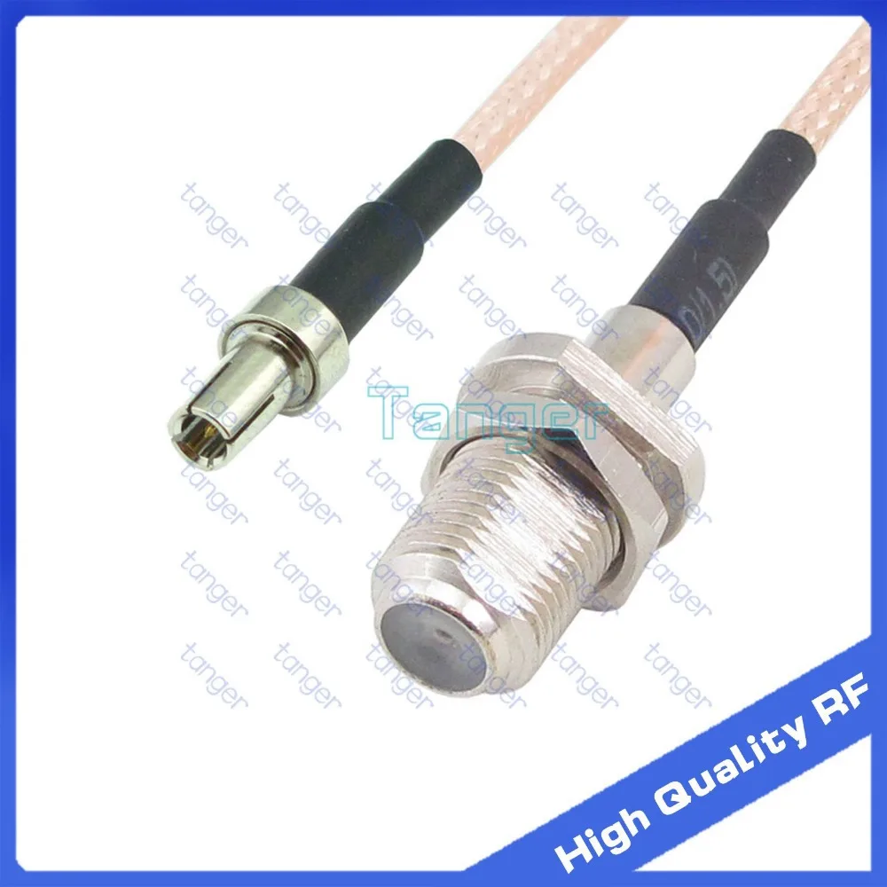 6 дюймов TS9 Штекерный к F Гнездовой разъем с RG 316 радиочастотный коаксиальный