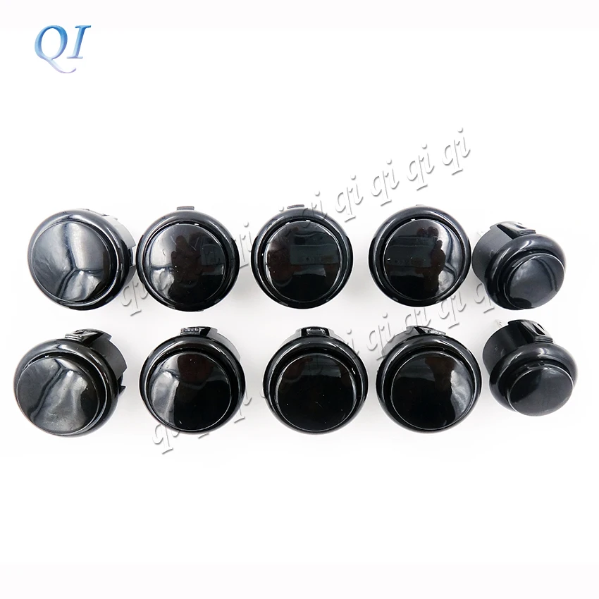 Good Quality 10 PCS/lot 24mm+30mm Round Push Button/arcade button with switch for arcade game machine DIY controller | Спорт и