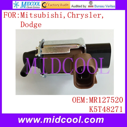 Новый вакуумный Соленоидный клапан использование OE NO. MR127520 K5T48271 для Mitsubishi Chrysler