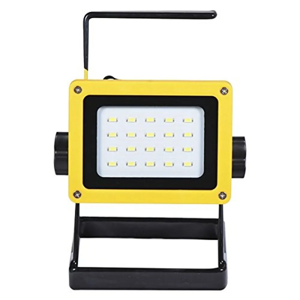 Портативный светодиодный прожектор, перезаряжаемый светильник точечного освесветильник, подвижный уличный фонарь для кемпинга, 20 светоди... от AliExpress RU&CIS NEW