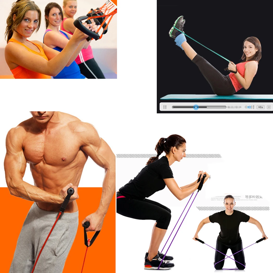 Новинка 10 шт. набор резинки для сопротивления эластичные упражнения резиновая