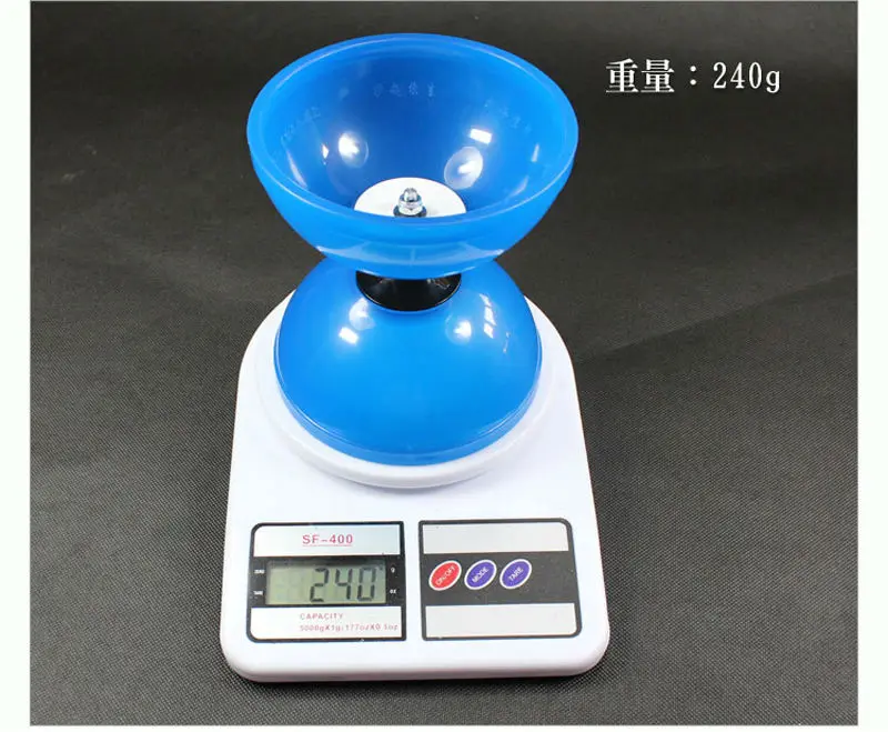 Diabolo 10 цветов один отличный подшипник Kongzhu 128 мм(D) 140 мм(H) 240 г комплект упаковки Diabolo/палочки/струны/мешок
