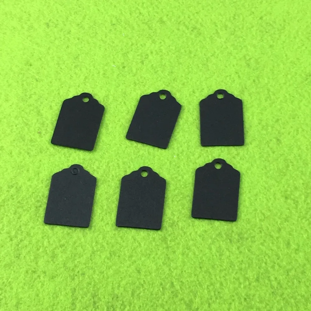 400 шт./лот 3*2 см Маленькая кружевная головка гребешка карта пустая багажная бирка