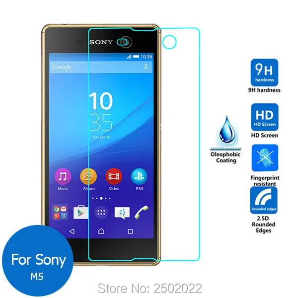 Закаленное стекло для защиты экрана Sony Xperia M5 защитная пленка 2 5 9h на E5606 Lte E5643 E5633