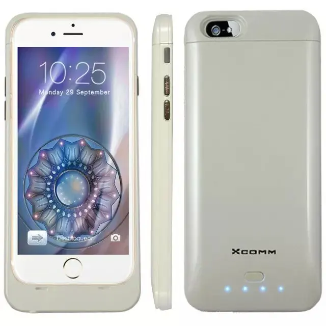 Тонкий задней клип 3200 мАч ааа назад аккумулятор чехол зарядное устройство для