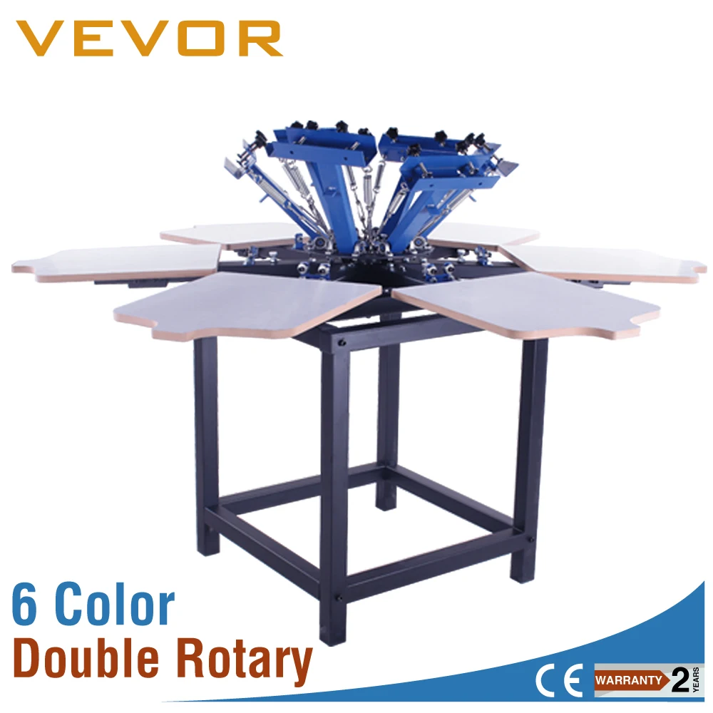 Новый ручной двухповоротный напольный стиль 6 цветов станций шелкотрафаретная