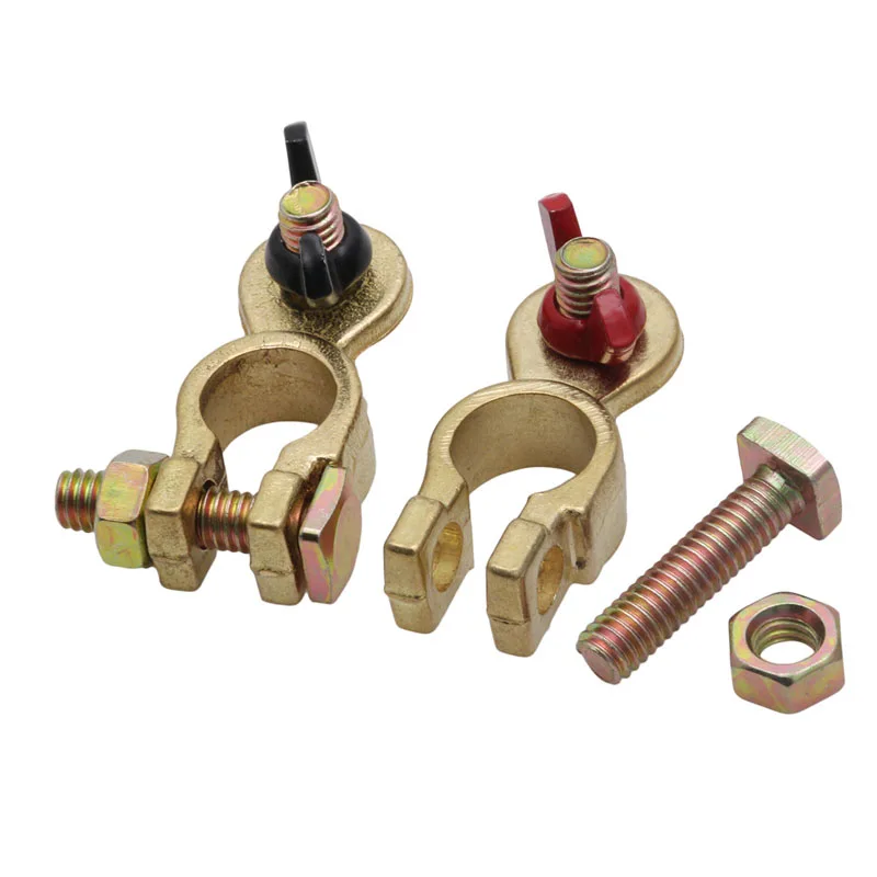 1 пара положительных и отрицательных зажимов для клемм автомобильного